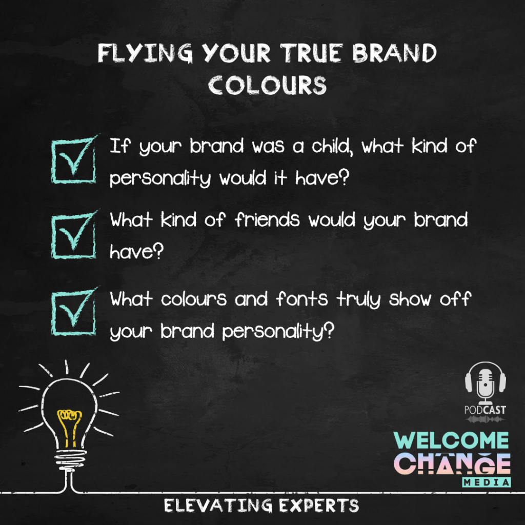 EE2.06 Chalkboard "flying your true brand colours"